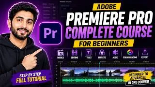 Thumbnail: Adobe Premiere Pro Complete Course for Beginners | Full Video Editing Tutorial 2026
