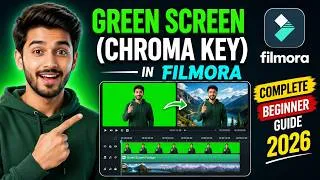Thumbnail: Green Screen (Chroma Key) in Filmora | Complete Beginner Guide 2026