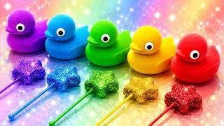 Thumbnail: ASMR Video | How To Make Cute Rainbow Duck From Kinetic Sand | 1000+ Satisfying Idea By Yo Yo