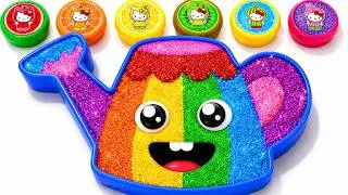 Thumbnail: ASMR Slime Video l How To Make Rainbow Watering Can Bathtub With Glitter Slime | Best Of Yo Yo Idea