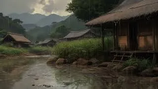 Thumbnail: Gentle Rain in a Cozy Forest Village 🌿🌧️ Relaxing Nature Sounds for Sleep & Focus