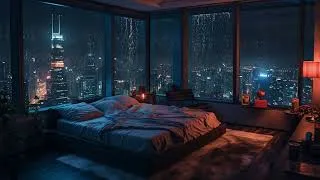 Thumbnail: Raindrops and City Lights: A Nighttime Escape