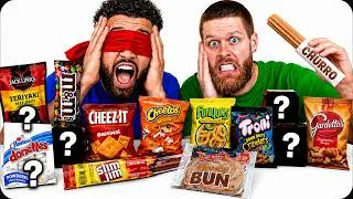 Thumbnail: YSK Blind SNACKS Taste Challenge | Food Feuds Ep. 7