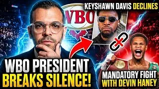 Thumbnail: WBO Pres Gustavo Olivieri BREAKS SILENCE on Keyshawn Davis Declining Mandatory to face Devin Haney