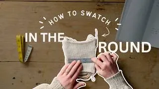 Thumbnail: The easiest way to knit a swatch in the round