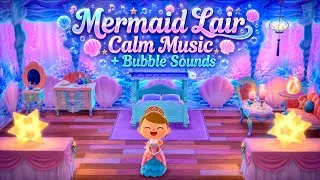 Thumbnail: Calm Ambient Music and Bubble Sounds | Mermaid Lair | Animal Crossing: New Horizons Ambience