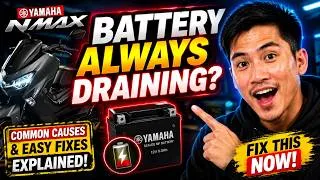 Thumbnail: Yamaha NMAX Battery Always Draining? Common Causes & Easy Fixes Explained?