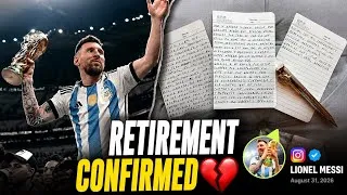 Thumbnail:  Lionel Messi Officially RETIRES From International Football After Legendary Argentina Career 🇦🇷💔