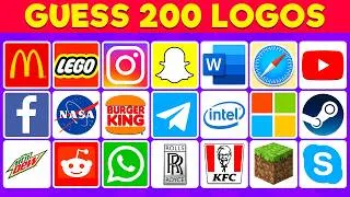 Thumbnail: Guess The Logo In 2 Seconds! 😱 | 200 Famous Logos 🤩 | Logo Quiz 2024 👀