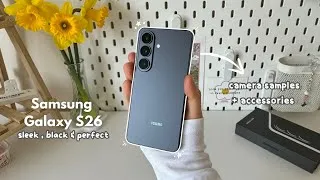 Thumbnail: Samsung Galaxy S26 aesthetic unboxing 🐼( camera samples & ESR accessories ) ✨