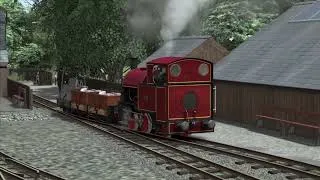 Thumbnail: Corris Railway No. 7 hauling goods to Maespoeth | Railworks