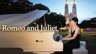 Thumbnail: Love Theme from Romeo & Juliet (Henry Mancini) | Emotional Public Piano Cover