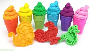 Thumbnail: Learn Colors with 6 Color Play Doh and Animals Cookie Molds