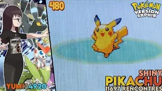 Thumbnail: [🌟480] Pikachu chromatique / shiny Pikachu - 11697 re's Parc Safari Saphir