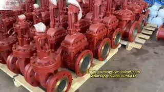 Thumbnail: Large batch of API Class 300 WCB gate valves ready for delivery! 🔥