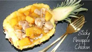 Thumbnail: Sticky Pineapple Chicken 🍍 Sweet & Savory Rice Dinner