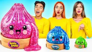 Thumbnail: Big, Medium and Small Food Challenge! Crazy Challenge With Food by YUMMY JELLY