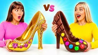 Thumbnail: Real Food vs Chocolate Food Challenge! Funny Fails With Chocolate by YUMMY JELLY