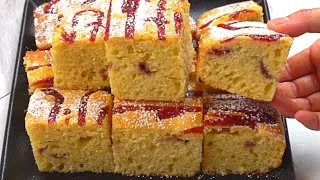 Thumbnail: Softest Cake in the world! Delicious & Fluffy Cake Recipe in 10 minutes!