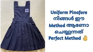 Thumbnail: Uniform Pinafore Cutting &Stitching Tutorial/Simple method/Girls uniform @Yumnasworld
