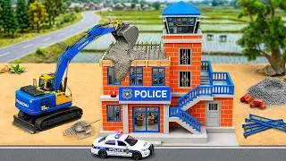 Thumbnail: DIY Mini Tractor Builds a 3-Story Police Station with a Modern Security System