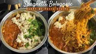 Thumbnail: I PROMISE YOU NO MAN DESERVES THIS PASTA - MY MARRY ME SPAGHETTI BOLOGNESE RECIPE 