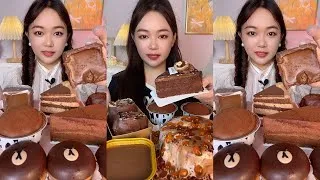 Thumbnail: [ASMR] Dessert Mukbang Eating Chocolate Cake | Mukbang Eating Show💗🍰🧁