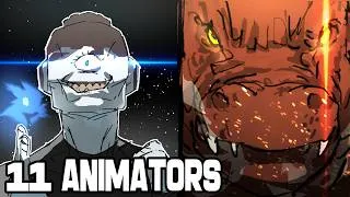 Thumbnail: 11 PRO ANIMATORS Make a FIGHT SCENE Without Communicating