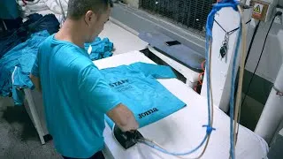 Thumbnail: The amazing mass production process of sports windbreakers. An excellent Chinese clothing factory