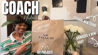 Thumbnail: Coach Outlet Unboxing | DIY project | Did I ruin a new bag?