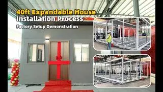 Thumbnail: 40ft Expandable House Installation Process | Factory Setup Demonstration