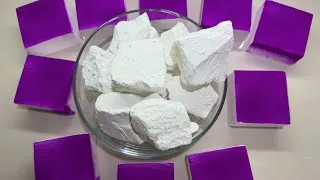 Thumbnail: Pure‑White Irregular Chalk丨Purple‑Sprayed Soft Gym Chalk ✨ASMR💜