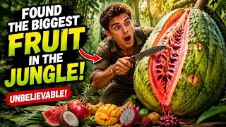 Thumbnail: I Found the Biggest Fruit Ever in the Jungle! 🍉🌴