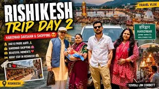 Thumbnail: Rishikesh Trip Day 2 ❤️ | Haridwar Darshan Ne Bana Diya Din Yaadgaar #yuvrajjimcorbett 