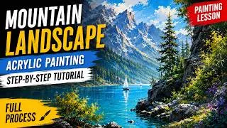 Thumbnail: "Mountain Song" Acrylic painting. Artist - Viktor Yushkevich. #249