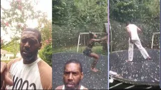 Thumbnail: RANDY MOSS SPENDS TIME WITH HIS DAUGHTER FLIPPING ON A TRAMPOLINE