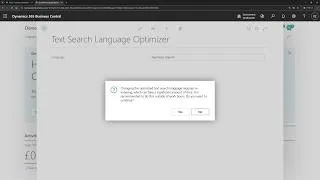 Thumbnail: Business Central short video: Configure text search language for multilingual environments