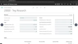Thumbnail: Business Central short:Quickly find a customer's first transaction date and days since the last sale