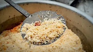 Thumbnail: Biryani Rice Preperation For 240 Members | 40Kg Kichidi Making Process