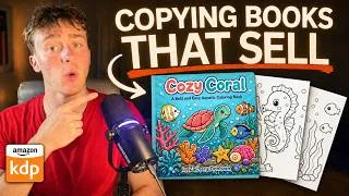 Thumbnail: I COPIED a Best-Selling Amazon KDP Coloring Book with AI (Here's How)