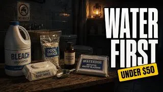 Thumbnail: The Water Crisis Most Preppers Ignore (9 Items You Need First)