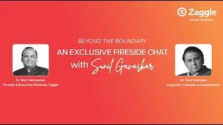Thumbnail: Beyond the Boundary | In Conversation with Sunil Gavaskar | Zaggle