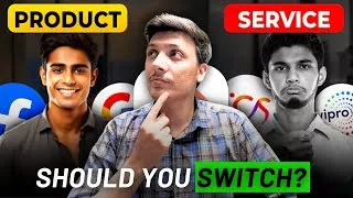 Thumbnail: Product Based Company vs Service Based Company – Which One Should You Join as a Fresher?