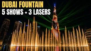 Thumbnail: Burj Khalifa at Night | Dubai Fountain Show 4K | No Talking Walking Tour