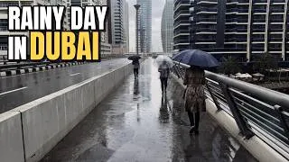 Thumbnail: Dubai Marina Walking Tour on a Rainy Day | JBR | ASMR No Talking 🇦🇪