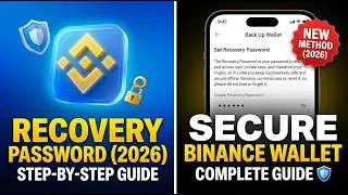 Thumbnail: 🔐 Set Binance Wallet Recovery Password (2026) – Complete Step-by-Step Guide 🛡️