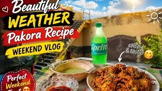 Thumbnail: Beautiful Weather + Garma Garam Pakore = Perfect Combination 😍| Zainab Fatima vlogs 