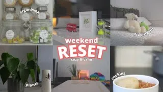 Thumbnail: slow weekend reset routine🌱 cooking okra soup, tidying up, fresh flowers, grocery restock 🥘