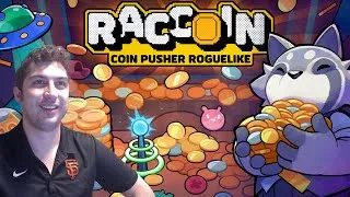 Thumbnail: A Balatro Coin Pusher!? Lets Try Raccoin!