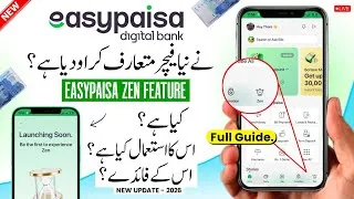 Thumbnail: Easypaisa Me Zen Feature Kya Hai | Easypaisa Zen Compelete Information 